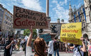 Manifestantes alemanes.