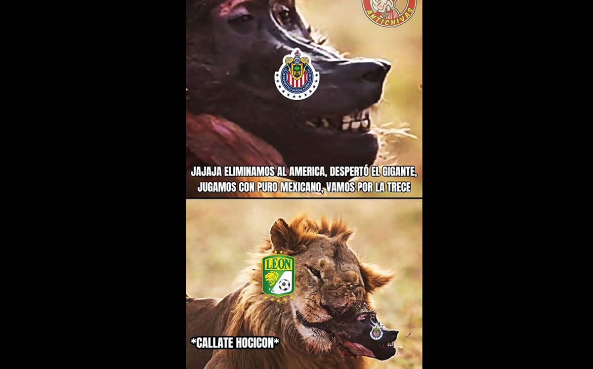 Memes del León vs Chivas de la Semifinal del Guardianes 2020.