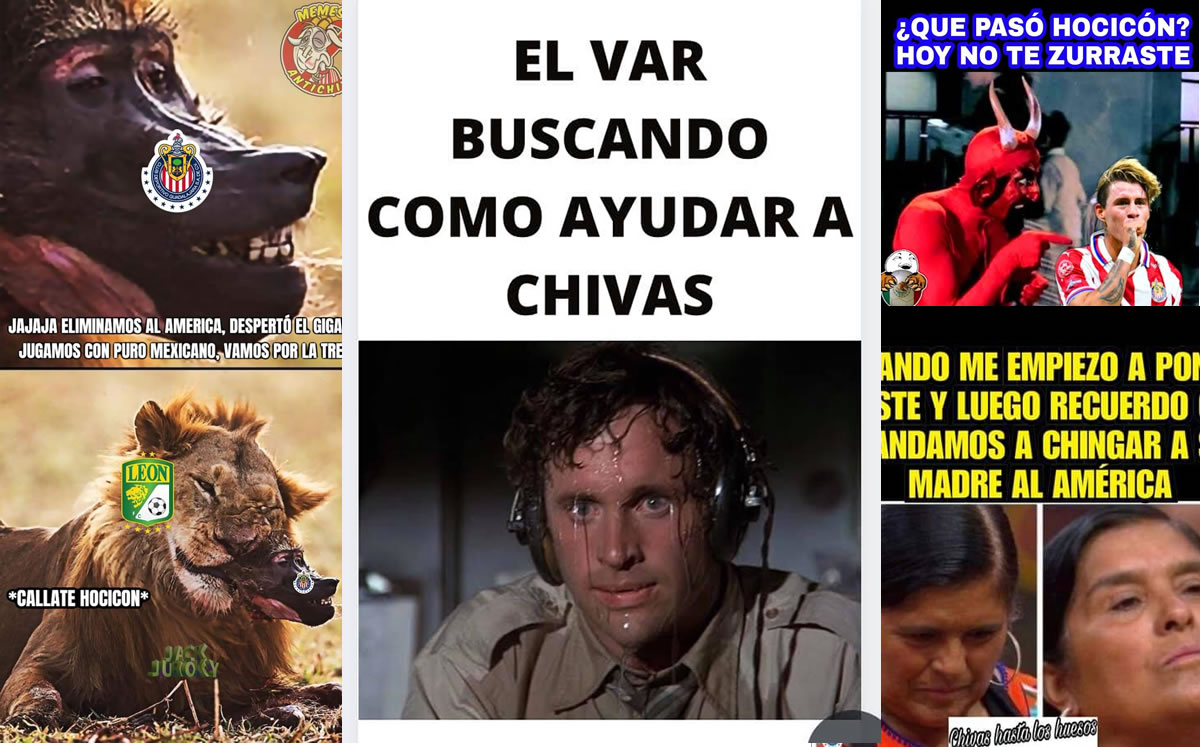 Memes del León vs Chivas de la Semifinal del Guardianes 2020.
