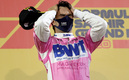 Checo no aguantó el llanto tras ganar su primer GP de Fórmula 1 (foto: AFP)