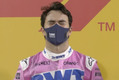 Checo no aguantó el llanto tras ganar su primer GP de Fórmula 1 (foto: AFP)