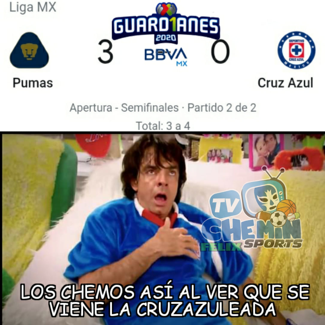 Los memes de la máxima Cruzazuleada de la historia; dejaron ir un 4-0 ante Pumas.