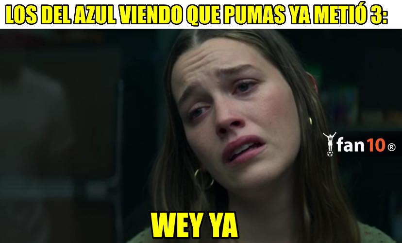 Los memes de la máxima Cruzazuleada de la historia; dejaron ir un 4-0 ante Pumas.