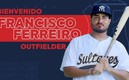 Francisco Ferreiro busca responder a la  confianza que le dieron en los Sultanes. FOTO: Sultanes.