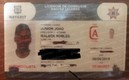 La licencia de conducir de Maleck está vigente. FOTO: Especial.