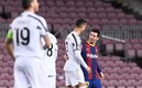 Lionel Messi y Cristiano Ronaldo se saludaron antes de empezar el partido. Foto: AFP
