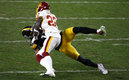 Los Steelers no pudieron con la defensa de Washington (AFP)