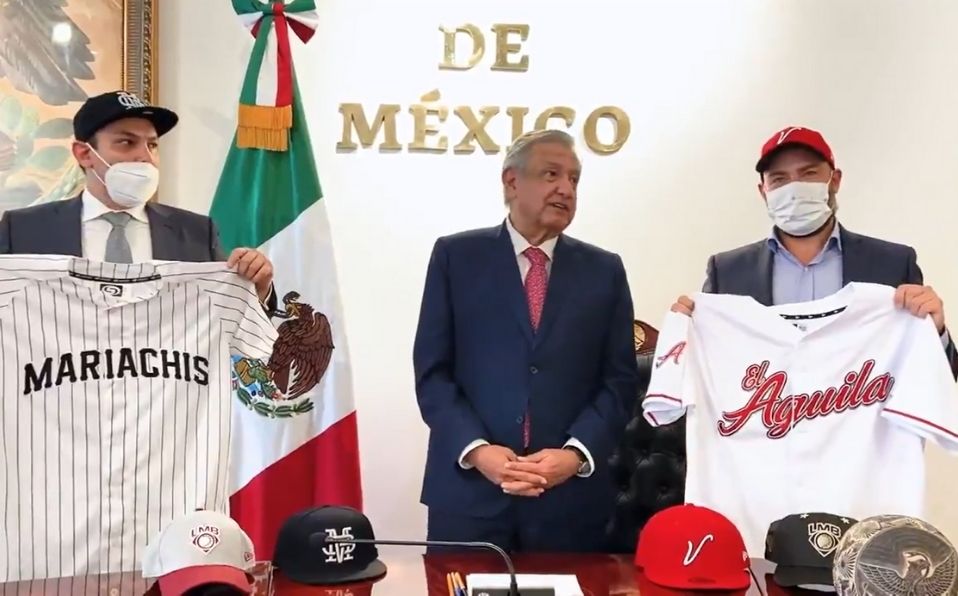 La reunión se llevó a cabo en Palacio Nacional con el presidente López Obrador. (Foto: Captura de pantalla)
