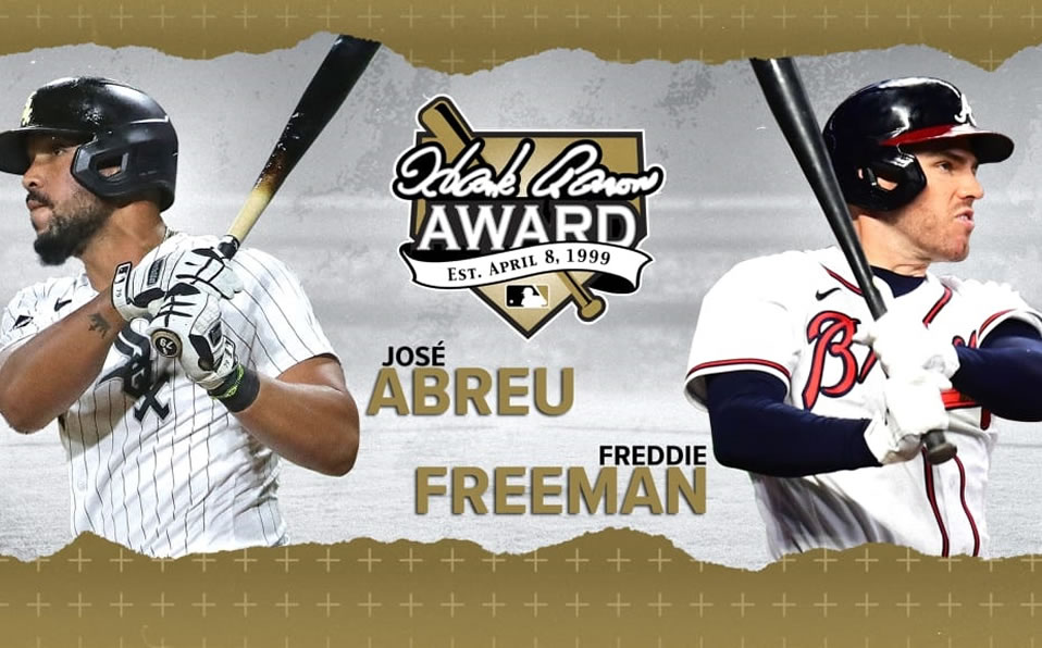 Abreu y Freeman ganan Premio Hank Aaron