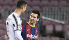 Cristiano y Messi cerraron la Fase de Grupos de la Champions 2020-2021 en el Camp Nou. (AFP)