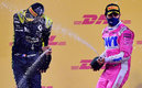 Sergio Pérez venció en el GP de Sakhir. (Foto: AFP)