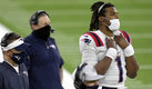 Cam Newton y Bill Belichick están al borde del fracaso con los Patriots en la NFL. (AFP)