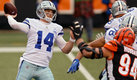 Andy Dalton fue reclutado por los Bengals en el 2011 y este domingo regresó a Cincinnati, pero con los Cowboys. (AFP)