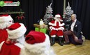 En Londres ya preparan la llegada de Santa Claus en tiempos de coronavirus. Foto: AFP