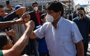 Evo Morales durante un evento de su partido político. FOTO: AFP.