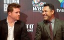 De la Hoya y el Canelo tuvieron una relación laboral de muchos años. FOTO: Mexsport.