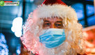 La Organización Mundial de la Salud declaró que Santa Claus no puede enfermar de COVID. (AFP)