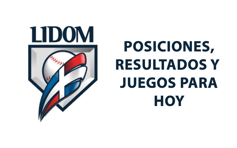 Posiciones y juegos para hoy de la Liga Dominicana en la Temporada 2020-2021