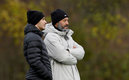 Raúl Jiménez junto al técnico, Nuno Espirito Santo. (Foto: Wolves en Español)