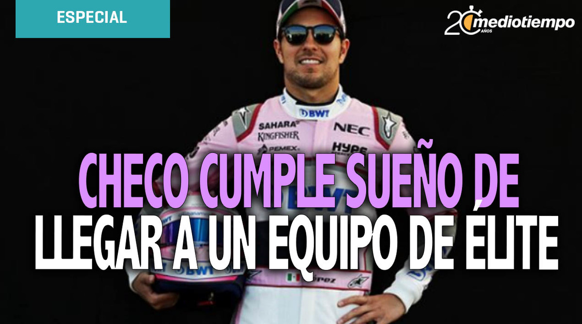 Cumple su sueño, Checo Pérez será piloto de Red Bull