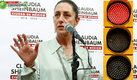 Claudia Sheinbaum advirtió que el semáforo rojo podría volver a la CDMX en breve por el aumento de casos COVID. (Notimex)