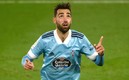 Brais Méndez hizo el doblete que tiene all Celta de Vigo cerca de puestos europeos. Foto: AFP