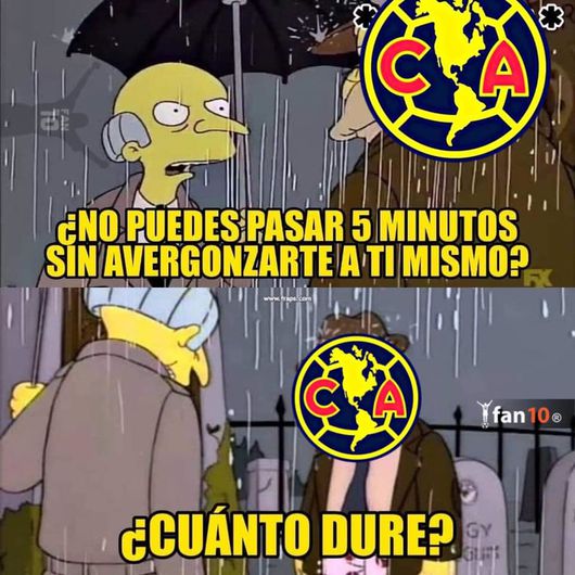 Las burlas contra las Águilas no pararon