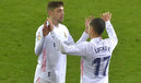 Fede Valverde y Lucas Vázquez (AFP)