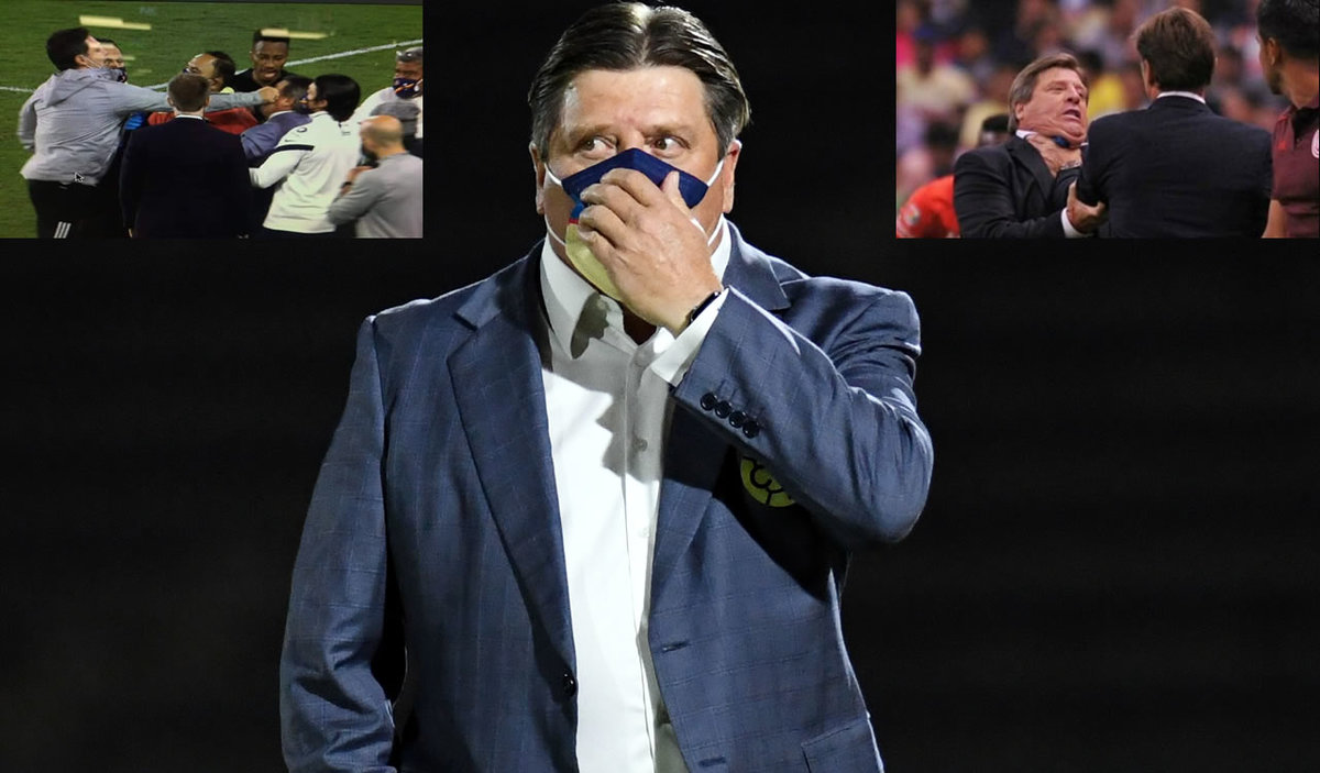 Miguel Herrera y su comportamiento errático y peleonero fueron parte de su salida del América. (Imago7)