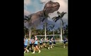 Rayados hizo un Tik Tok con la imagen de Jurassic World. (Foto: Rayados)