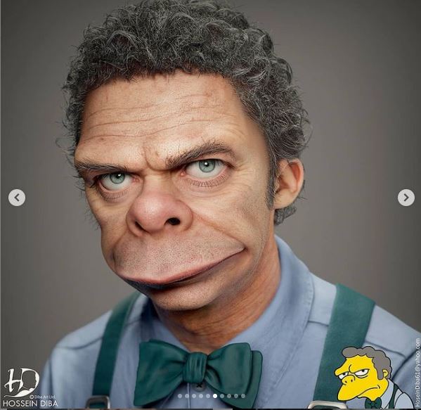 Moe Szyslak (Instagram: @hossein.diba)
