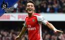 Mesut Özil no ha sumado minutos en la temporada 2020-21 (Foto: AFP)