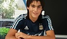 Luka Romero busca un lugar en el primer equipo de la Selección de Argentina. (Foto: AFA)