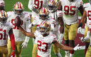 Los 49ers salieron sólidos a la defensiva (AFP)