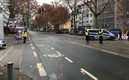 La policía y bomberos de Frankfurt, acordonaron la zona de peligro tras hallar la bomba. Foto: Bomberos Frankfurt