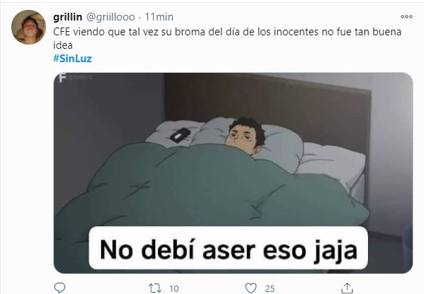 Se fue la luz en México pero los memes no podían fallar 11