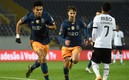 El colombiano Luis Fernando Díaz fue el autor del gol del triunfo. Foto: AFP
