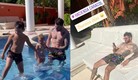 Gignac disfruta con sus tres hijos y esposa las vacaciones. (Foto: Gignac)