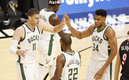 Los Bucks salieron finos para los tiros de tres (AFP)