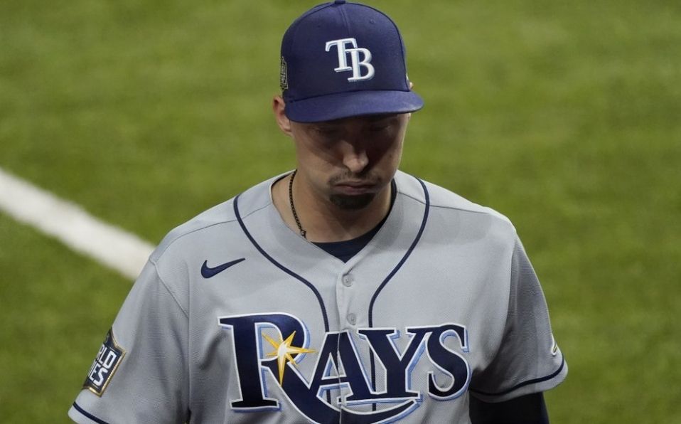 Snell lanzó su último partido para los Rays en el Juego 6 de la Serie Mundial 2020. (Foto: AP)
