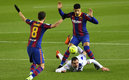El central uruguayo tuvo una falla en el duelo ante el Eibar (AFP)