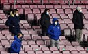 Lionel Messi estuvo en las gradas del Estadio Camp Nou. Foto: AFP