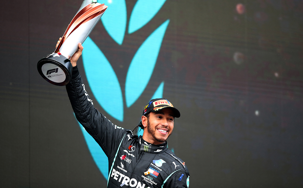 Lewis Hamilton igualó a Schumacher con 7 títulos de Fórmula 1 (foto:AFP)