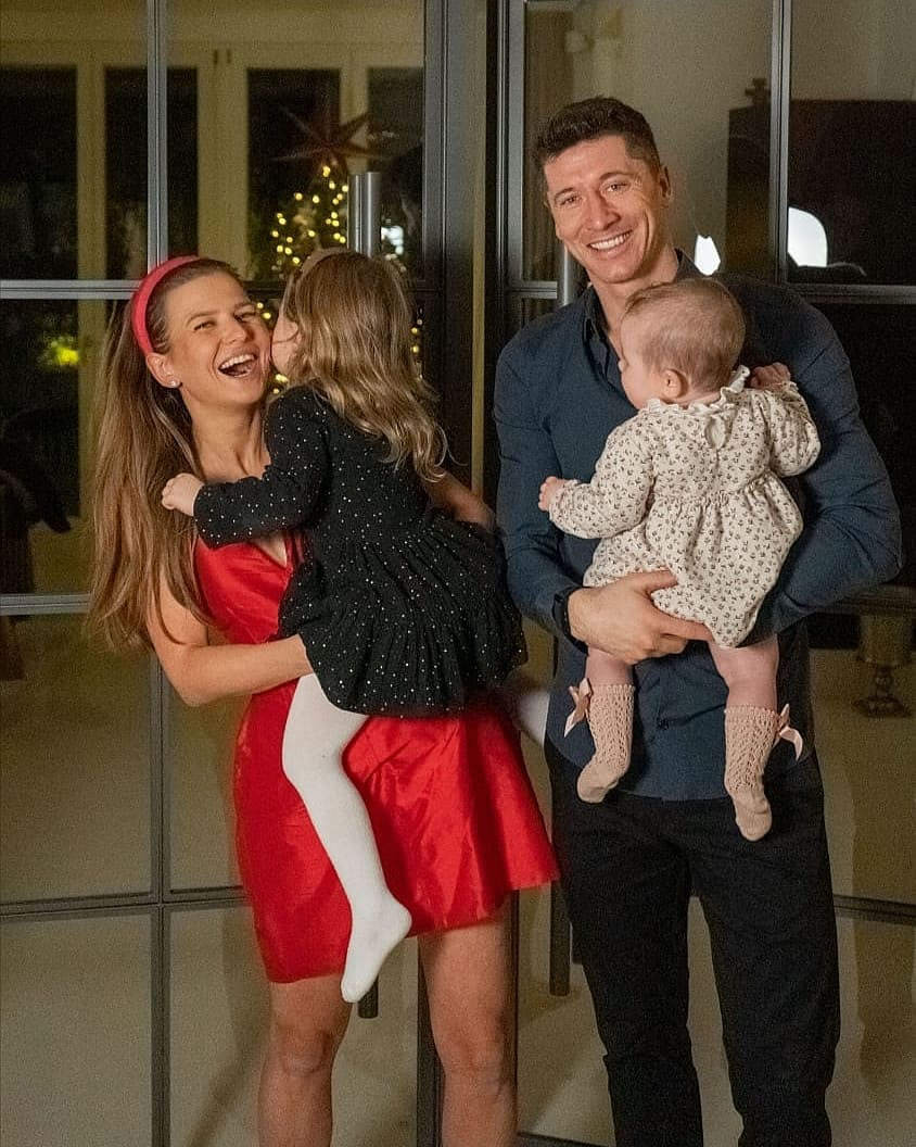 The Best 2020, Robert Lewandowski, con su familia.