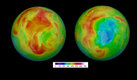 La capa de ozono es el recubrimiento de la Tierra para protegernos de los rayos UV. (NASA)