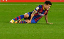 Coutinho salió lesionado en el juego contra Eibar. (FOTO: AFP)