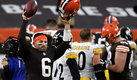 Baker Mayfield, quarterback de los Browns. (AFP)