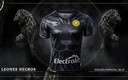 La playera es algo único y destaca por combinar el patrocinio con el diseño. Foto: Leones Negros