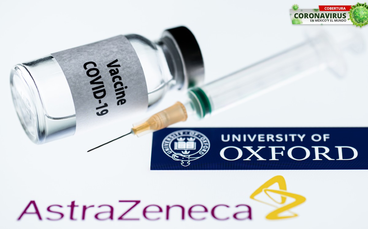 La vacuna de AstraZeneca-Oxford fue aprobada en México. Foto: AFP