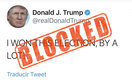 Twitter bloqueó la cuenta de Donald Trump tras mensajes que incitaban a la violencia